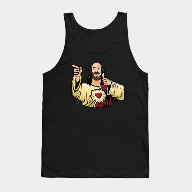 Buddy Christ Tank Top by valentinahramov